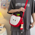A multi-purpose red apple KT cat shoulder bag - Image 8