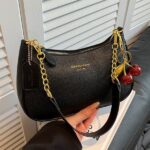 Versatile One Shoulder Crossbody Chain Dumpling Bun - Image 3
