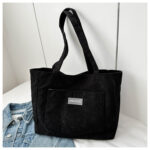 Corduroy shoulder crossbody bag - Image 10