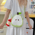 A multi-purpose red apple KT cat shoulder bag - Image 3
