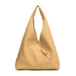 Solid color soft leather underarm bag - Image 8