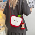 A multi-purpose red apple KT cat shoulder bag - Image 2