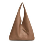 Solid color soft leather underarm bag - Image 7