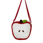 A multi-purpose red apple KT cat shoulder bag
