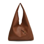 Solid color soft leather underarm bag - Image 6