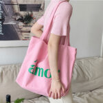 Canvas bag women's large capacity tote bag shopping bag crossbody - Image 6