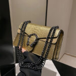 Crocodile patterned Wine God Bag - Image 5