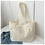 Corduroy shoulder crossbody bag - Image 7